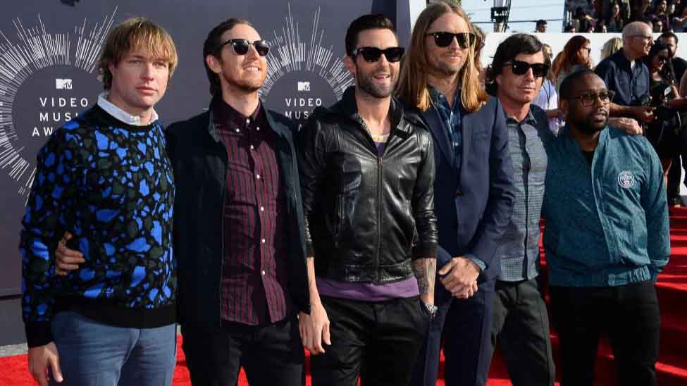 Maroon 5 is an American pop rock band from Los Angeles, California.[1][2] It currently consists of lead vocalist Adam Levine, keyboardist and rhythm g...